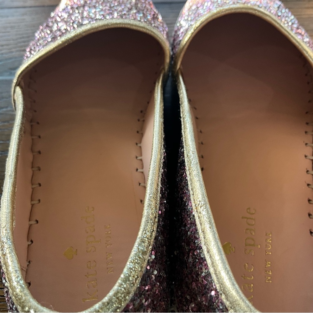 Price Drop 🎉Kate Spade Glitter Espadrille’s - Picture 6 of 9